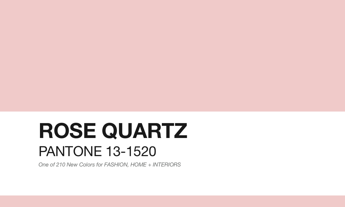 Pantone Rose Quartz